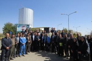 بازدید کارکنان دیوان محاسبات استان از نیروگاه برق شهید مفتح همدان